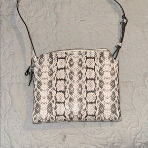 Charming Charlie Snake Print Crossbody Bag